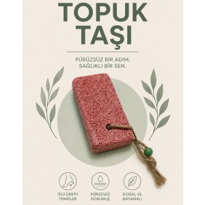 Topuk Taşı Doğal Ponza Taşı