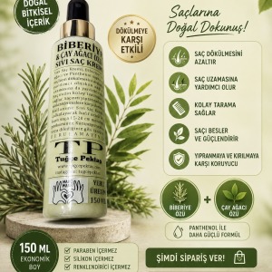Biberiye /Çay Ağacı Saç Bakım Krem 