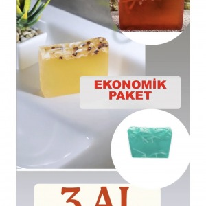 TP Avantajlı 3 ‘lü Set ( Lavanta sabunu /Okyanus Sabun /Labada Sabun