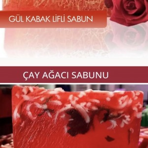 TP Çay Ağacı Sabun / Gül Sabun 2 ‘Li Set