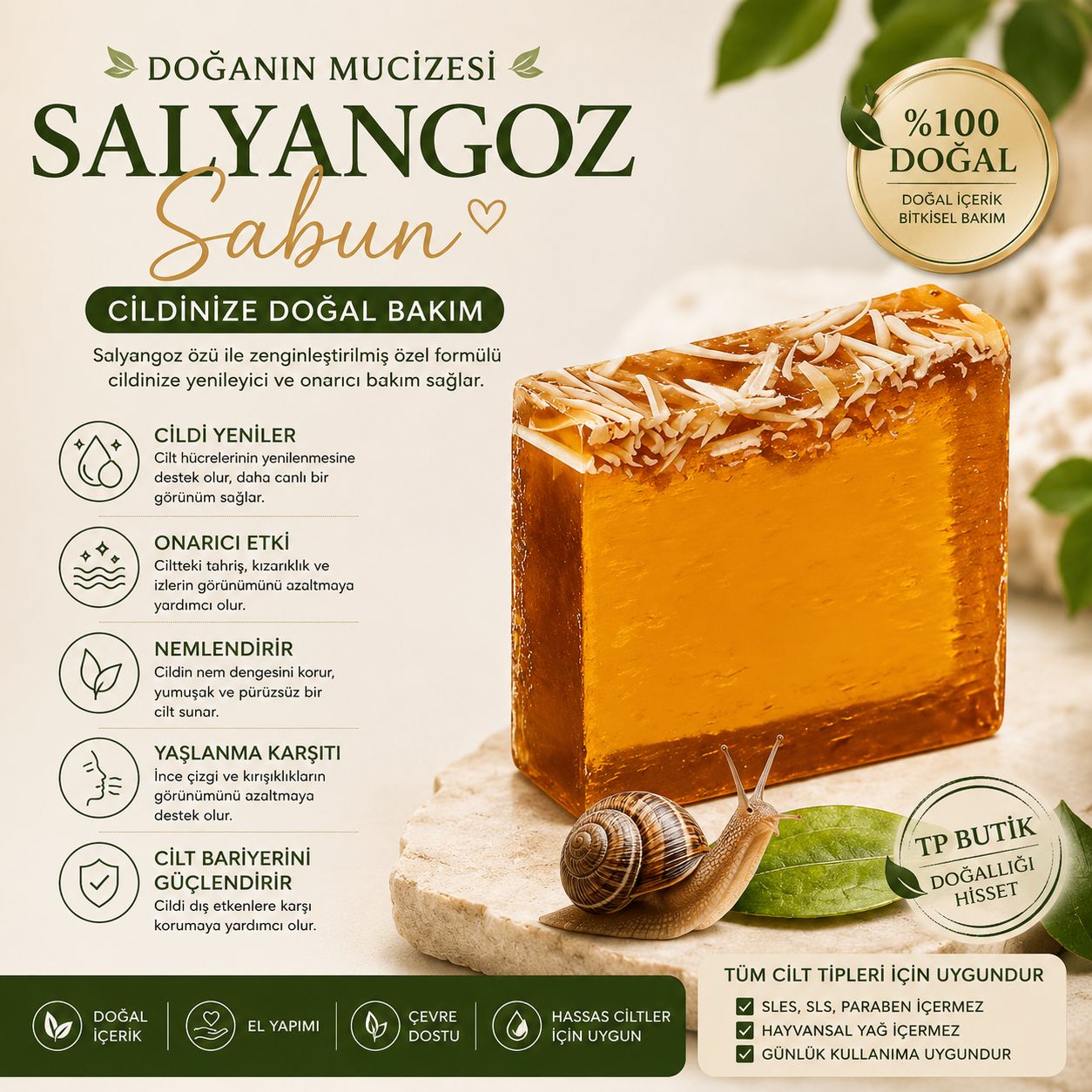Salyangoz  Sabun